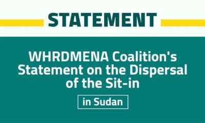 WHRDMENA Coalition's Statement on the Dispersal of the Sit-in in Sudan