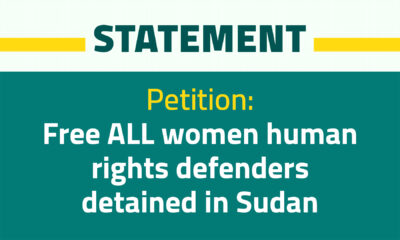 Petition: Free ALL women human rights defenders detained in Sudan