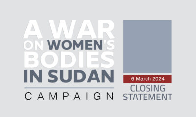 A war on women’s bodies in Sudan campaign | Closing statement