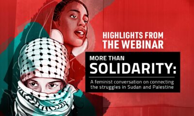 Highlights from the webinar More than Solidarity: a feminist conversation on connecting the struggles in Sudan and Palestine