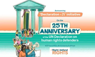 Celebrating 25 years of the UN Declaration on human rights defenders