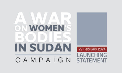A war on women’s bodies in Sudan campaign | launching statement