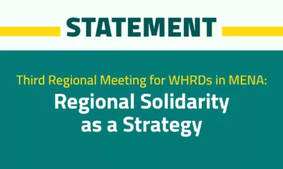 Third Regional Meeting for WHRDs in MENA- Regional Solidarity as a Strategy