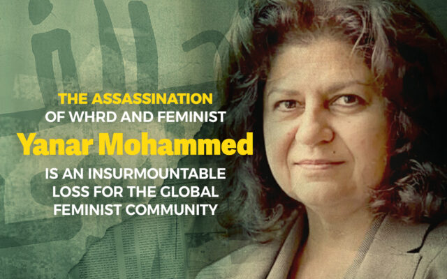 Iraq: The Assassination of woman human rights defender (WHRD) and feminist Yanar Mohammed is an insurmountable loss for the global feminist community