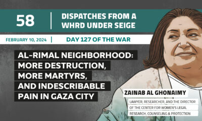 Dispatches From a WHRD Under Seige: Al-Rimal neighborhood: more destruction, more martyrs, and indescribable pain in Gaza city