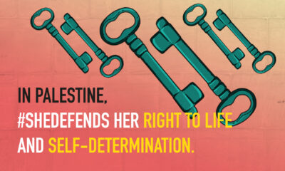 In Palestine, #SheDefends her right to life and self-determination