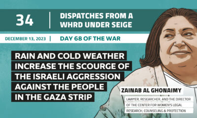 Dispatches From a WHRD Under Seige: rain and cold weather increase the scourge og the Israeli aggression against the people in the Gaza strip