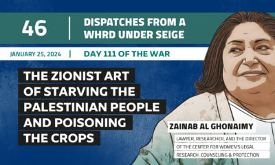 Dispatches From a WHRD Under Seige: The zionist art of starving the Palestinian people and poisoning the crops